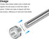 uxcell Set Screw Shaft Collar for 8mm Shaft, 2pcs Clamping Collars 14mm OD, 8mm Thickness, Aluminum Alloy Clamp-On Collar with M4 Set Screws and a...