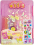 Kids Clipboard Storage Case – Cute Butterfly Design Pink Clip Board – Girls Set with 12 Erasable Colored Pencils, Pad and Stickers – Fits 8.5x11 S...
