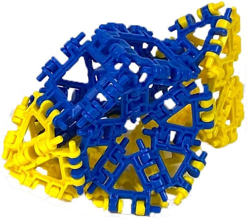 That Hinge Toy 82 Piece Green + Orange Set, Animal + More STEM Construction Toy Building Set...