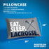 ChalkTalkSPORTS Eat Sleep Lacrosse Pillowcase for Guys | Home Decor | Gray...