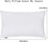 Thmyo 4-Pack 100% Cotton Lumbar Comfortable Solid Decorative Throw Pillow Case Rectangle Cushion Cover DIY Pillowcases for Sofa Bed(Only Covers,No...