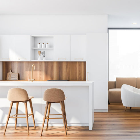 White Contact Paper 15.7"x118" Peel and Stick Wallpaper, Matte White Wallpaper Self-Adhesive and Removable Decorative Contact Paper for Cabinets,C...