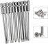 10pcs 100mm Magnetic Flat Slotted Phillips Cross Head Screwdriver Bit Sets 1/4 Inch Hex Shank S2 Steel Screw Driver Drive Drill Bits for Electric ...