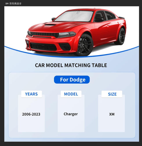 for Charger 2024 Windshield Cover Sunshade Foldable Shield for Dodge Charger 2023, for Dodge Challenger 2006-2022 Front Window Sun Shades UV Prote...