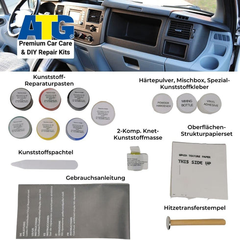 ATG Car Dashboard Repair Kit - Dash Repair - Dash Repair Kit - Leather & Vinyl Repair kit - Dashboard Repair - Dash Kit - Cracked Dashboard Repair...