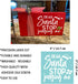 Silk Screen Stencil – DIY Adhesive Stencils Reusable - Merry Christmas Stencil - Mesh Transfers Stencils for Crafts, Wood Signs & More (Fun Christ...