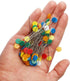Mgoodoo 100PCS Sewing Pins Flat Head, 1.97inch Straight Pins Flower Head Quilting Pins for Dressmaker, Fabric, Craft, Sewing Project, DIY Jewelry ...