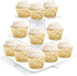 Andaz Press Glitzy Faux Gold Glitter Cupcake Wrapper Decorations, 24-Pack, Not Real Glitter Gold Cupcake Holder Gold Cupcake Wrappers Cupcake Slee...
