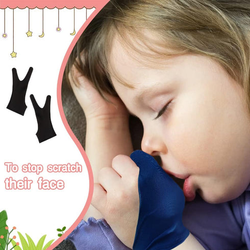 Thumb Sucking Stop for Kids, Nail Biter Stopper Gloves, Stop Thumb Sucking for Kids, Thumb Finger Guard, Stop Nail Biting Kids, Anti Skin Picking,...