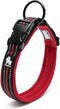 Chai's Choice Dog Collar Small (Red) | Comfortable & Stylish Pet Collar with Adjustable Strap Soft Padded | No-Choke & Quick Release | 3M Reflecti...