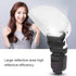 Flash Diffuser Reflector Kit ArC Shape Camera Flash Light Diffuser Reflector Softbox Portable Universal...