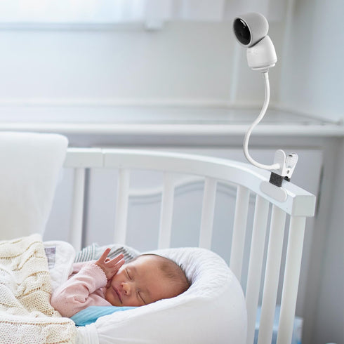 Clip Mount for Arenti Baby Monitor Without Tools or Wall Damage (White)...
