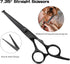 Dog Grooming Scissors Kit with Safety Round Tips, Professional 6 in 1 Grooming Scissors for Dog, Cats, Pets, 4CR Stainless Steel, Sharp and Durabl...