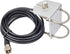 HYS L Shape Mount Mobile Antenna Bracket SO239 to PL-259 W/16.4ft(5m) Low Loss RG-58 Coaxial Cable, Heavy Duty Aluminum with 2pcs U-Bolts for PL25...