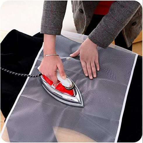 Protective Ironing Scorch Saving Mesh, Pressing Pad Cloth, Ironing Net Ironing Board Household Protective Pad (2 Pack Random Color, 35.4x15.7 Inch...