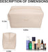 Makeup Bags for Women, PU Leather Portable Waterproof Cosmetic Bag, Multifunctional Toiletry Bag Sanitary Napkin Organizer Skincare Bag, Daily Use...
