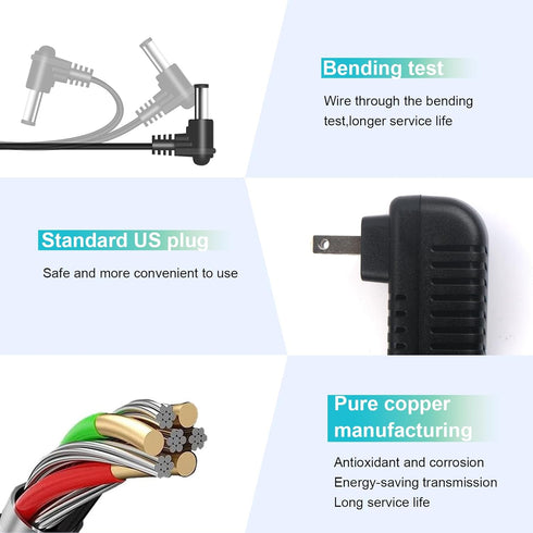 10-15V Charger Compatible with Halo Bolt Car Jump Starter 57720/58830/ Bolt ACDC Wireless, Bolt Air for Halo Bolt Charging Cord......