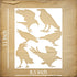 Crow Stencil | Reusable Birds Horror Bird Street Art Graffiti Halloween Gothic Stencils for Painting on Wood, Glass, Wall, Rock, Fabric, Walls, Ca...