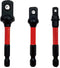 Big Red power drill socket adapter set,3pcs 1/4", 3/8", 1/2",hex shank drill bit extenxion from heat treated Chrome Vanadium steel with black phos...