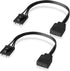 EZDIY-FAB Adapter Cable for Corsair RGB HUB, Lighting Node CORE, Commander CORE and iCUE Commander CORE XT, Smart RGB Lighting, Connect to Any 5V ...