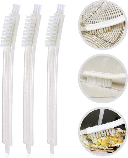 Small Scrub Brushes for Cleaning,Crevice Cleaning Tool Set for Track Juicer Toaster Sink Tile Grout Grater Seafood,Detailing Cleaning Supplies Gad...