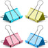Colored Jumbo Binder Clips2.4 inch, Extra Large Binder Clips for Office (8 Pcs)...