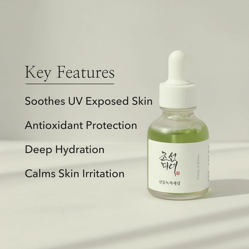 Beauty of Joseon Calming Serum Green Tea Panthenol Soothing, Moisturizing Sensitive, Acne-Prone, UV Irritated Skin, Daily Korean Skin Care for Men...