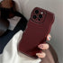 iPhone 13 Case,Simple Wave Design Wavy Frame Soft Silicone Aesthetic Phone Case for iPhone 13 Phone Case,Wine Red...
