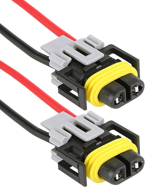2PCS H11 H9 H8 880 881 Female Adapter Wiring Harness Sockets Wire, 9005 9006 Pigtail Sockets Harness Replacement Part for Headlights or Fog Lights...