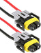 2PCS H11 H9 H8 880 881 Female Adapter Wiring Harness Sockets Wire, 9005 9006 Pigtail Sockets Harness Replacement Part for Headlights or Fog Lights...