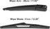 X AUTOHAUX 12inch Rear Windshield Wiper Blade Arm Set for Vauxhall for Astra 2005 2006 2007 2008 2009 2010...