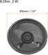 uxcell 2W 8 Ohm DIY Magnetic Speaker 50mm Round Shape Replacement Loudspeaker...
