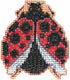 Ladybug Hug Beaded Counted Cross Stitch Kit Mill Hill 2015 Spring Bouquet MH185103...