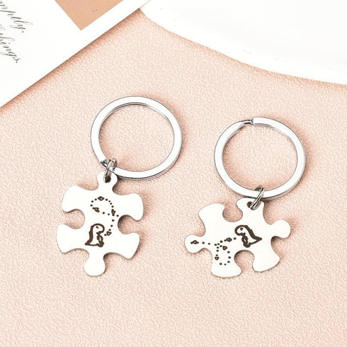 Dinosaur Keychains for Couples Gifts for Boyfriend Husband Anniversary Birthday Gift from Wife Girlfriend Valentines Day Christmas Gift for Dinosa...