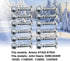 12 Pack Snowblower Shear Bolts 51001500-2-1/8" x 5/16" 51001500 Shear Pins & Nuts Compatible with Ariens 01019500 510015 AM122156 AM1369890 Snow B...