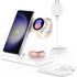 3 in 1 Wireless Charger Stand for Samsung, CIYOYO Fast Phone Charging Station for Galaxy Watch5 Pro/4/3/Active2/1, S24 Ultra/S24 Plus/S23/S22/S21/...