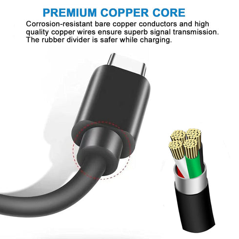 Mirco USB Charger Charging Cable Cord Compatible for TOZO T8 T6 T5 Earbuds,Logitech G635 G935 G633 G930 G933 H600 H800 G633S G933S G533 G430 Pro G...