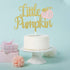 Little Pumpkin Cake Topper Gold Pink Little Pumpkin Baby Shower Cake Topper Decorations Little Pumpkin 1st Birthday Decorations Pink Girl Fall Bab...