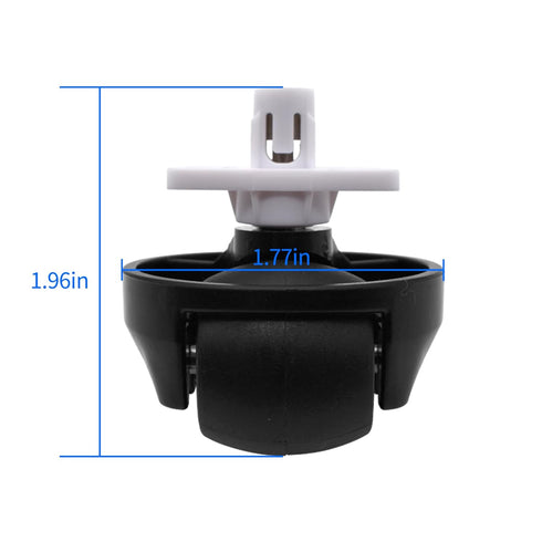 Front Caster Wheel Compatible with Robotock S7,S7+,S7 MaxV, S55 Max,S6 Pure,S6 MaxV,S8, S8+, S8 max Ultra Q5 Q7 Max Series Vacuum Cleaner Robot (4...
