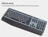 Keyboard Cover Skin for Logitech MK345 Wireless Full-Sized Keyboard with Plam Rest, Logitech MK345 Keyboard Accessories-Black...