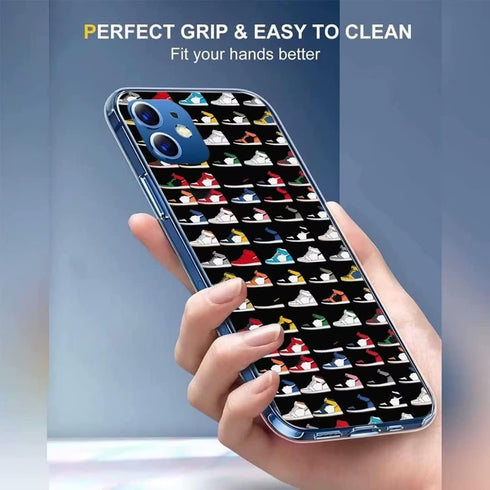 Phone Case Compatible with iPhone 13 The God of Basketball Sneaker Aesthetic Color Shoes Silicone Shockproof Protective Soft Phone Cover...