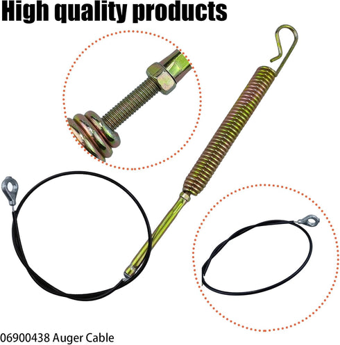 06900438 Auger Cable for Ariens Classic 24 E, Compact 20 24, Compact Track 24, SNO-Tek 24, SNO-Tek 28 120V ST24 Snow Blowers...