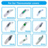 400X Ear Thermometer Probe Covers Lens Filters Refill Caps for All Braun Models, BPA Free and Disposable for Braun 400...