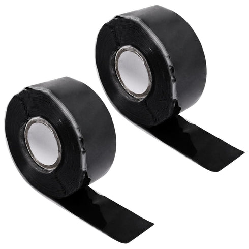 Self Fusing Silicone Tape, 16.4ft 1inch Wide Self Amalgamating Tape Heavy Duty Pipe Tape Leak Proof Waterproof Plumbing Tape Rubber Sealing Pipe W...