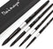 Dainayw Round Watercolor Paint Brushes 4Pcs Squirrel Hair Professional Brush for Artist Painting Watercolors, Acrylics, Inks,Gouache and Tempera, ...