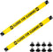 2 Pcs Closed for Cleaning Sign with Magnetic Ends Nylon Bathroom Restroom Signs Do Not Enter Magnetic Signs with 8 Suction Cup Hanger Banner for D...