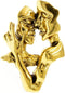 Gold Fashion Portrait Brooch Pin 3D Lovers face Brooch Pin Gold Plated Pin Badge for Jewelry Clothes Dress Scarf Decoration...