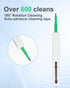 Fiber Optic Cleaning Pen, One Click Fiber Cleaner Pen, SC/FC/ST 2.5mm Ferrule Connectors Fiber Cleaner Over 800 Times with Added Protection Case...