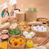 2 Sets Kids Pretend Play Toy Kitchen Cooking Toy Steamed Toy Food Chinese Breakfast Food Play Set Dollhouse Furniture (26Pcs)...