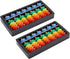 Toyvian 2PCS Plastic Abacus Soroban Calculator Plastic Abacus Math Learning Educational Toys for Children Calculation...